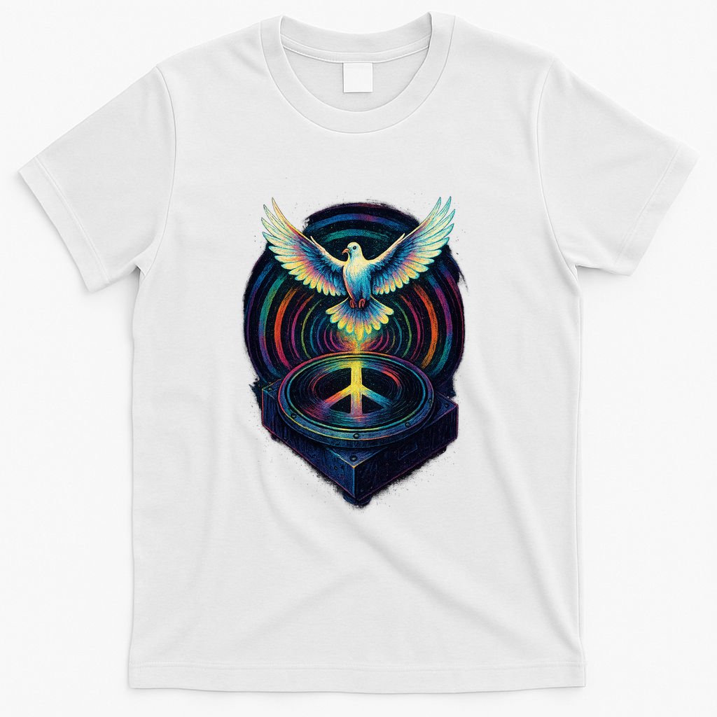 Peaceful Turntable Vibes T-Shirt product image 6