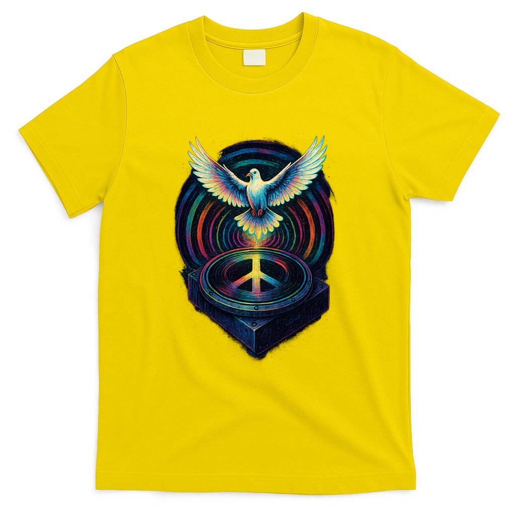 Peaceful Turntable Vibes T-Shirt product image 2