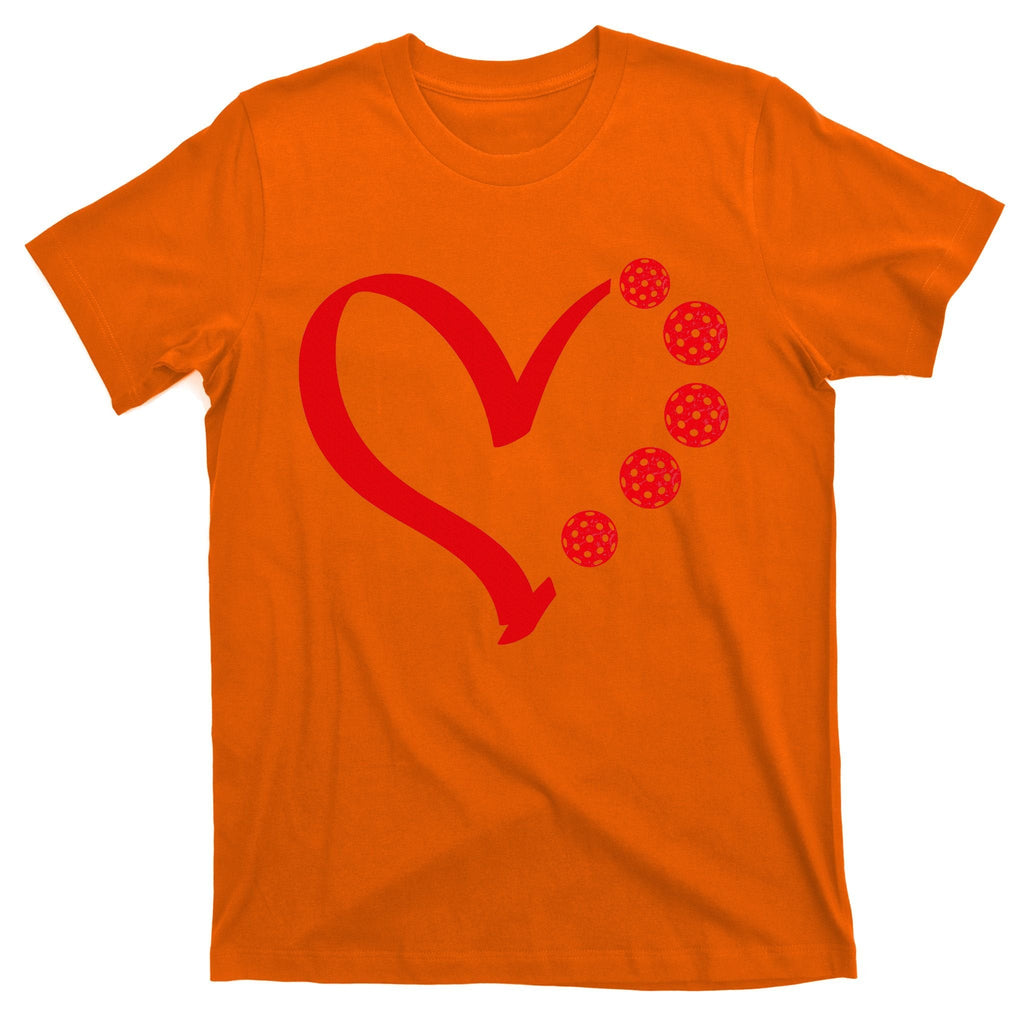 Pickleball Valentine Day Heart T-Shirt product image 3