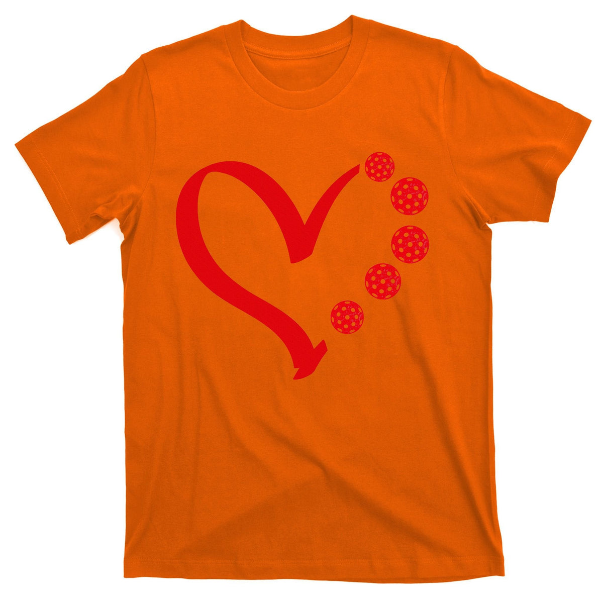 Pickleball Valentine Day Heart T-Shirt product image 3