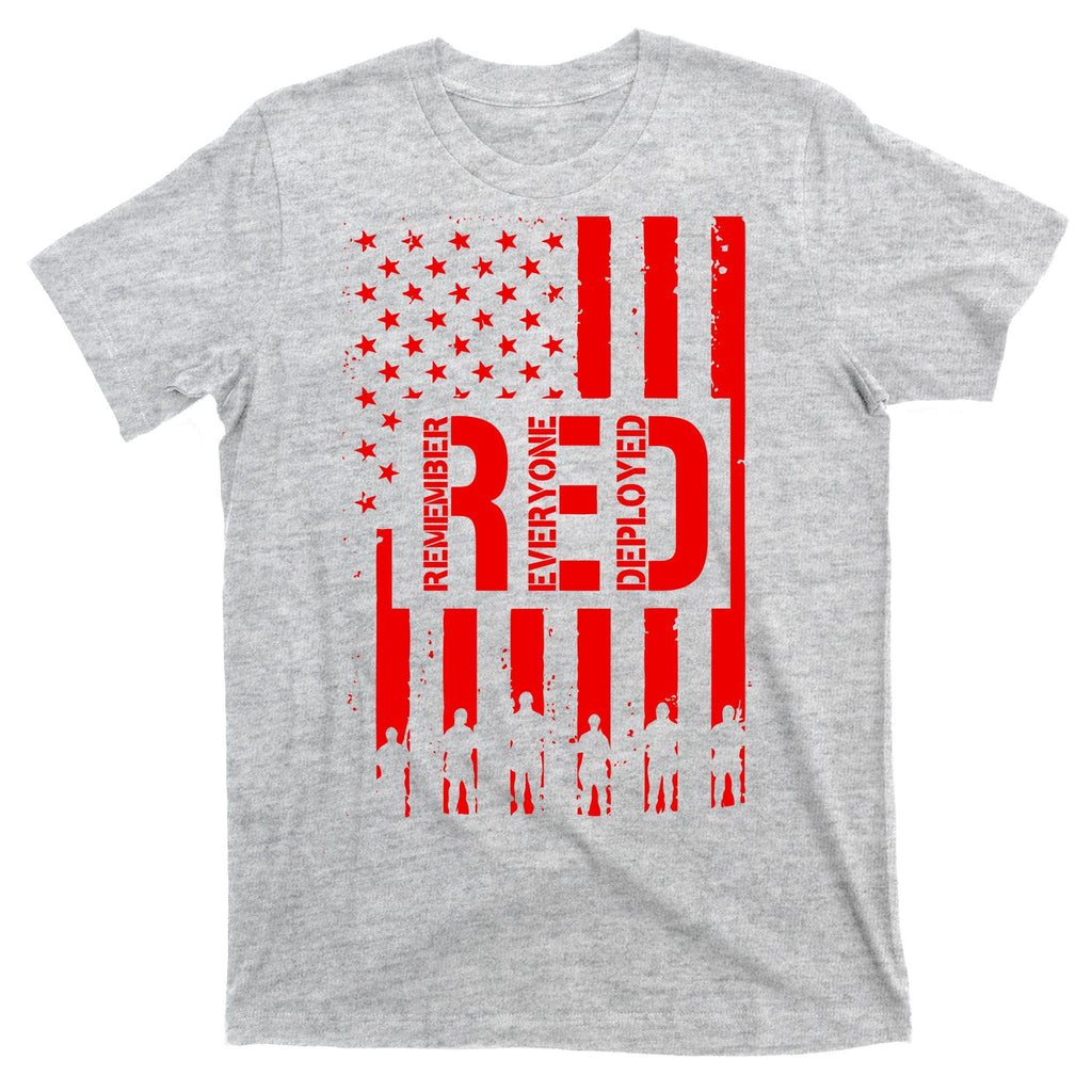 R.E.D Remember Everyone Deployed Friday Flag T-Shirt product image 9