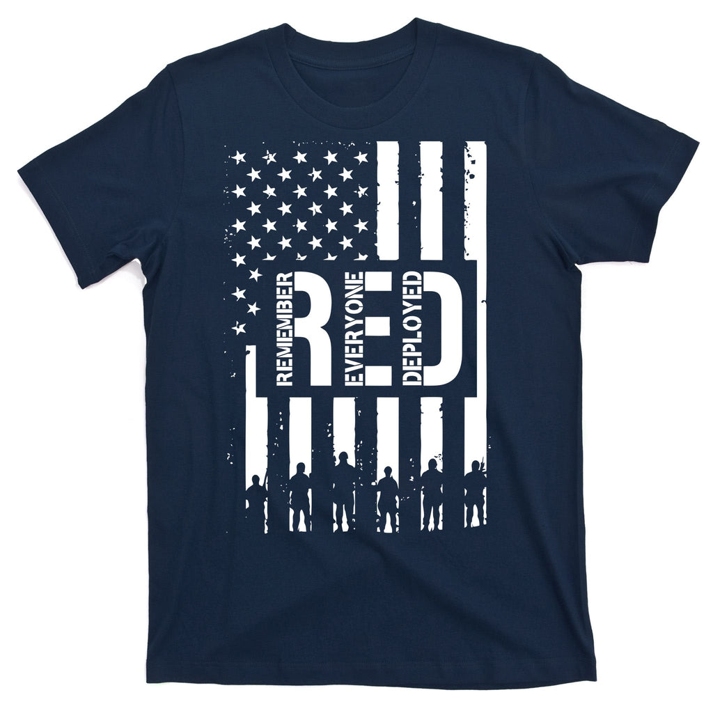 R.E.D Remember Everyone Deployed Friday Flag T-Shirt product image 1