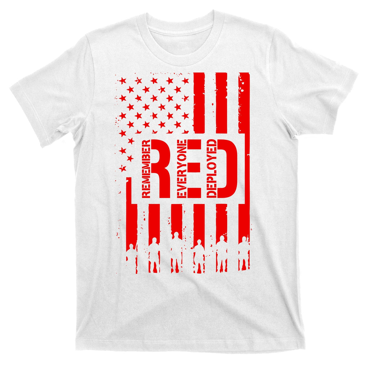 R.E.D Remember Everyone Deployed Friday Flag T-Shirt product image 11