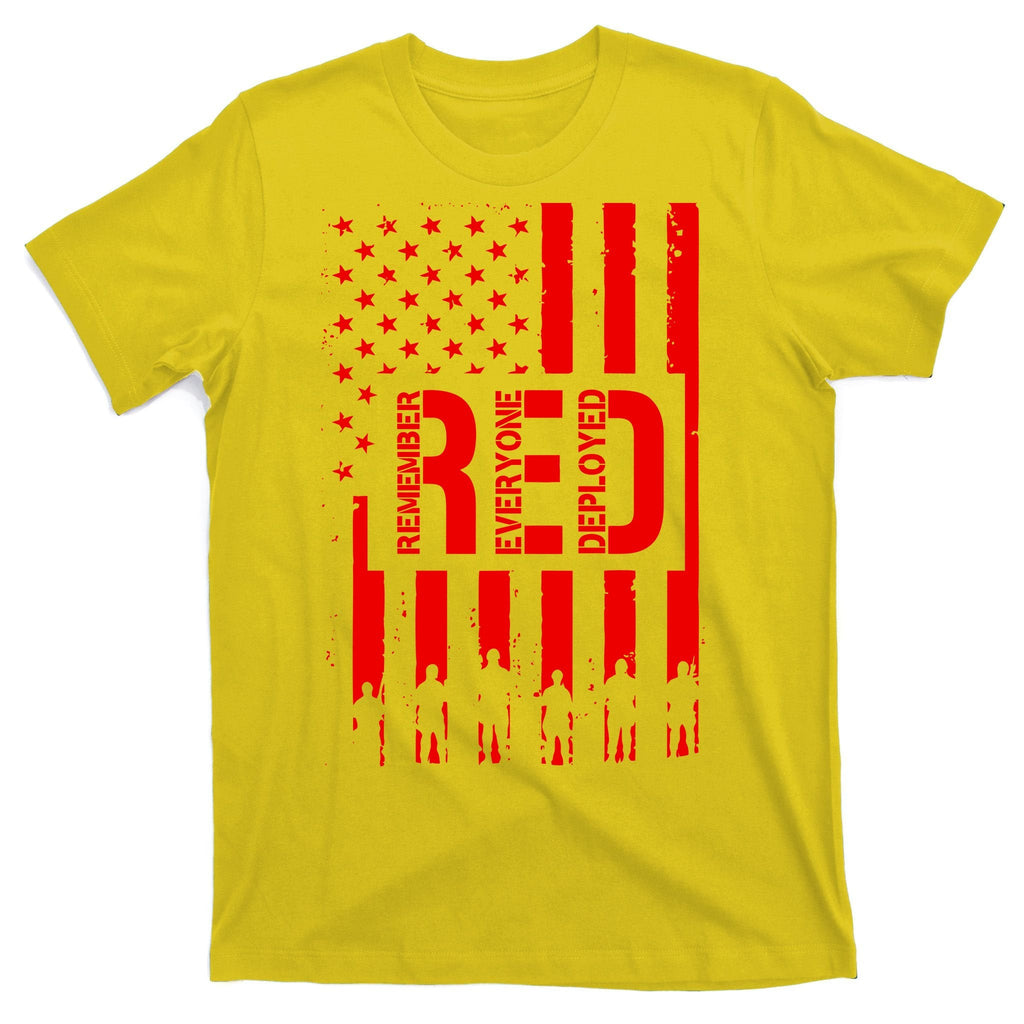 R.E.D Remember Everyone Deployed Friday Flag T-Shirt product image 3