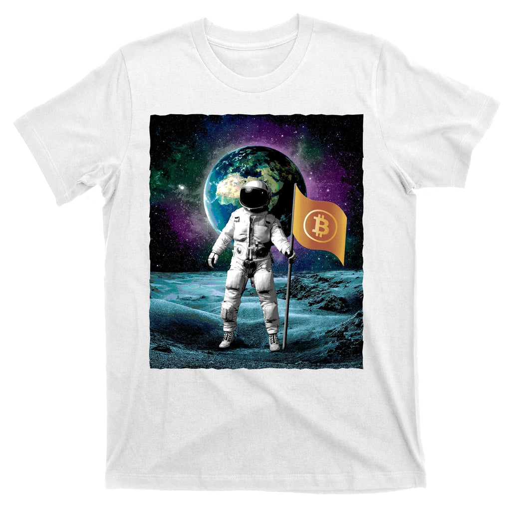 Retro Bitcoin Astronaut T-Shirt product image 11