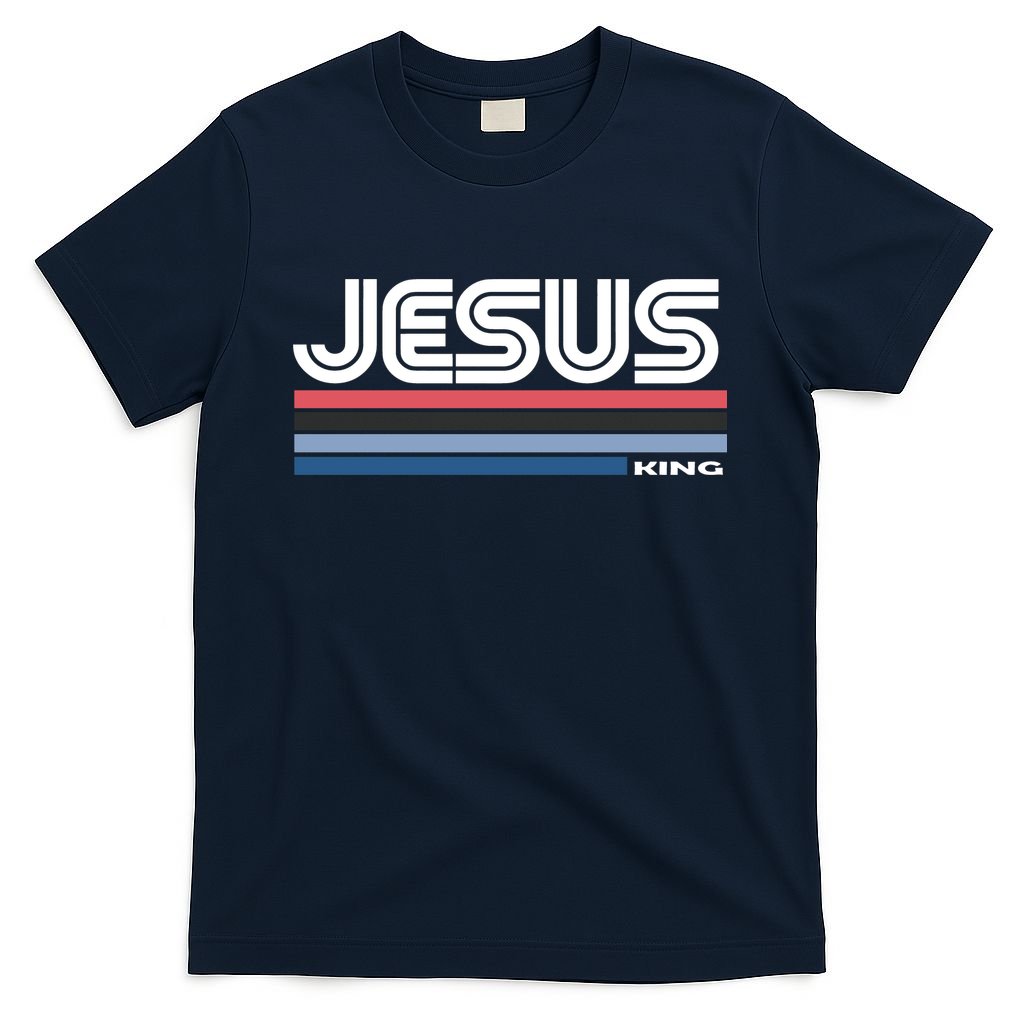 Retro Jesus King T-Shirt product image 1