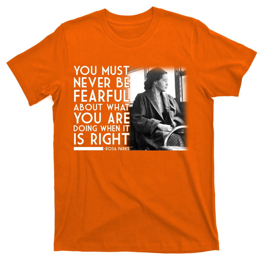 Rosa Parks Never be Fearful Black History T-Shirt product image 5