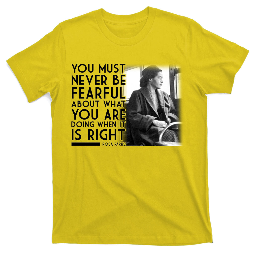 Rosa Parks Never be Fearful Black History T-Shirt product image 3