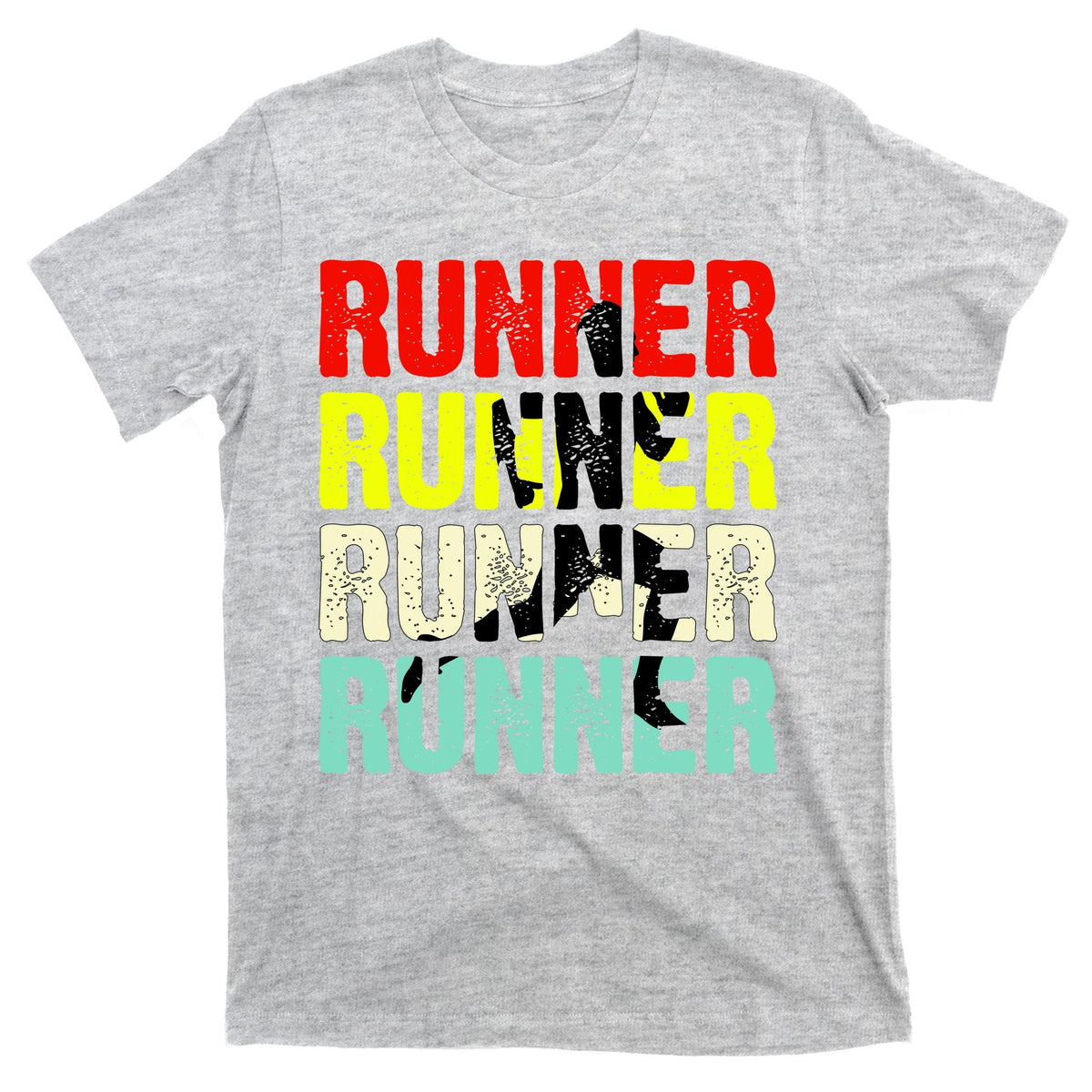 Runner Running Marathoner Retro Vintage T-Shirt product image 9