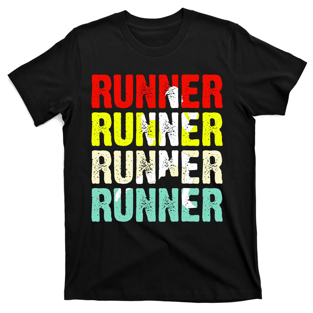Runner Running Marathoner Retro Vintage T-Shirt product image 7