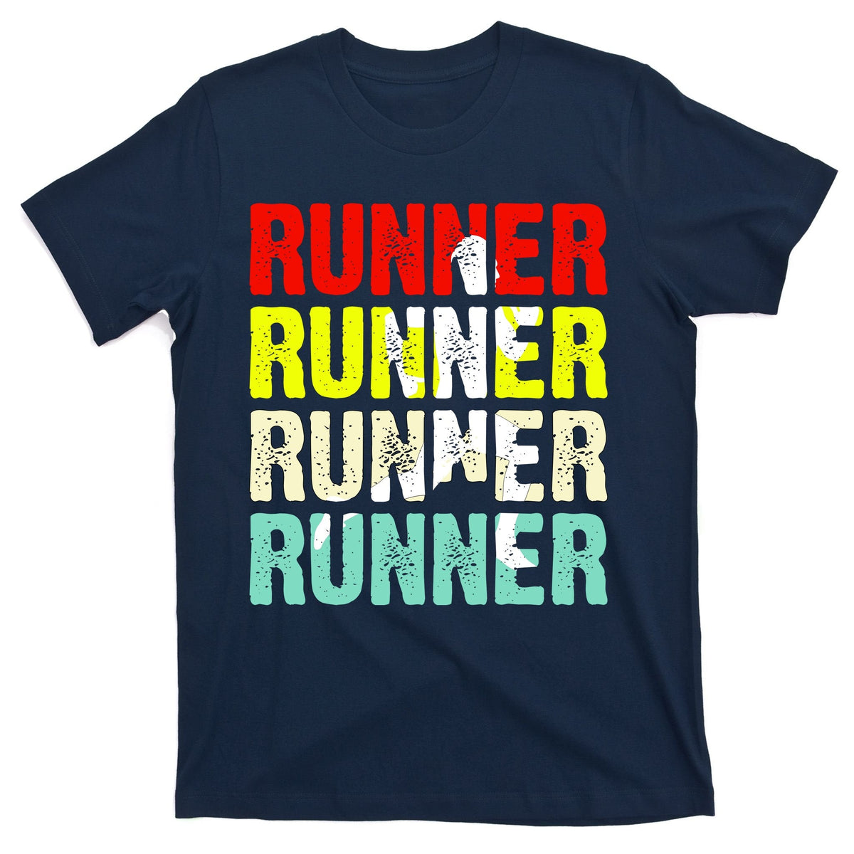 Runner Running Marathoner Retro Vintage T-Shirt product image 1