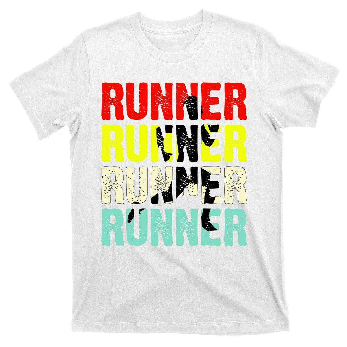 Runner Running Marathoner Retro Vintage T-Shirt product image 11
