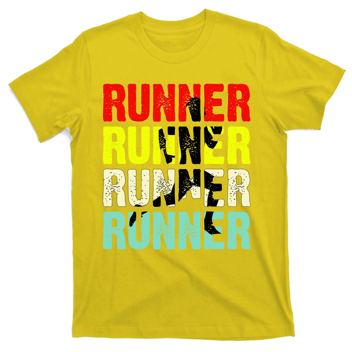 Runner Running Marathoner Retro Vintage T-Shirt product image 3