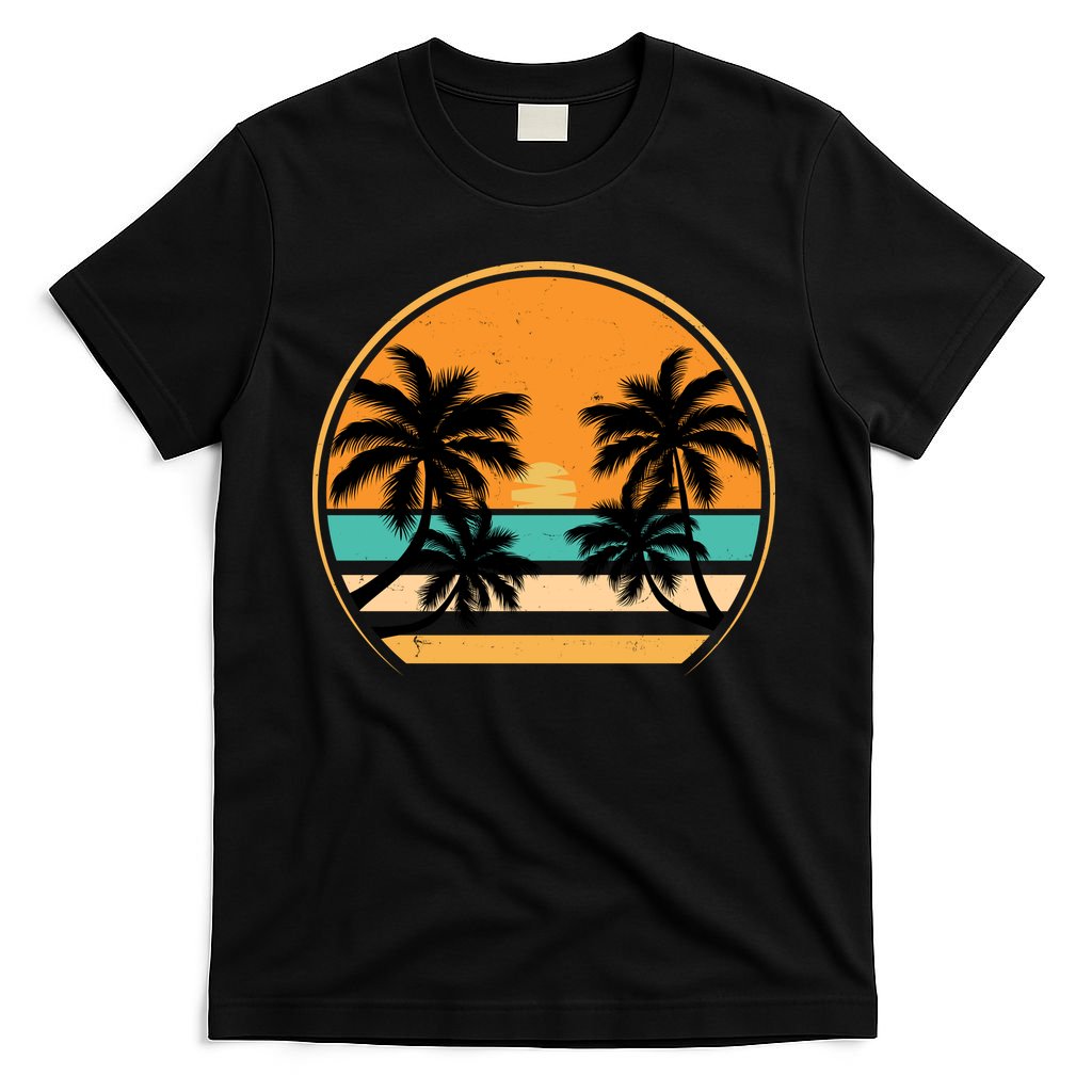Retro Summer Sunset Vibe Vacation Beach Life T-Shirt product image 4