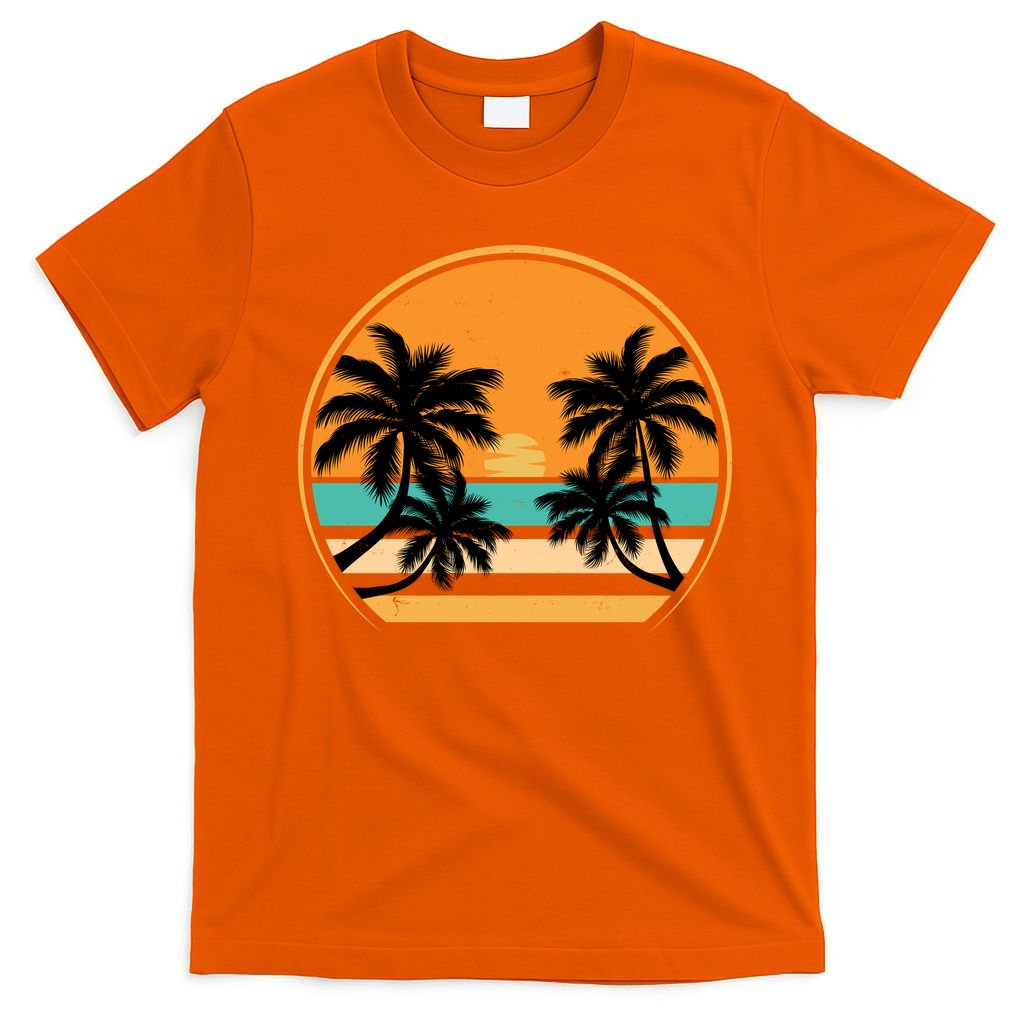Retro Summer Sunset Vibe Vacation Beach Life T-Shirt product image 3