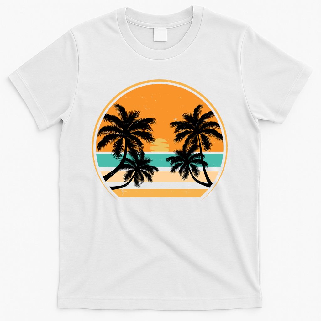 Retro Summer Sunset Vibe Vacation Beach Life T-Shirt product image 6