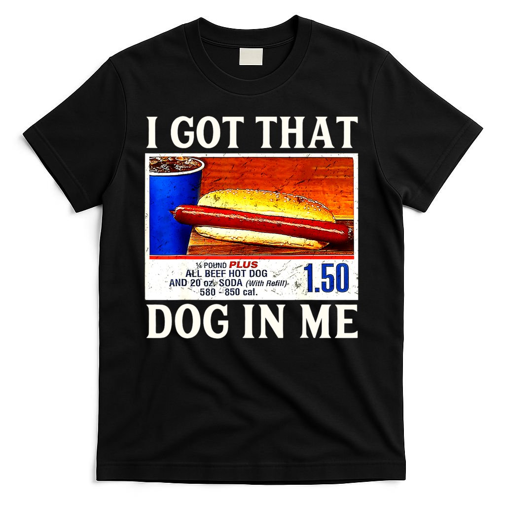 Retro Vintage I Got That Dog In Me Funny Hotdog T-Shirt product image 7