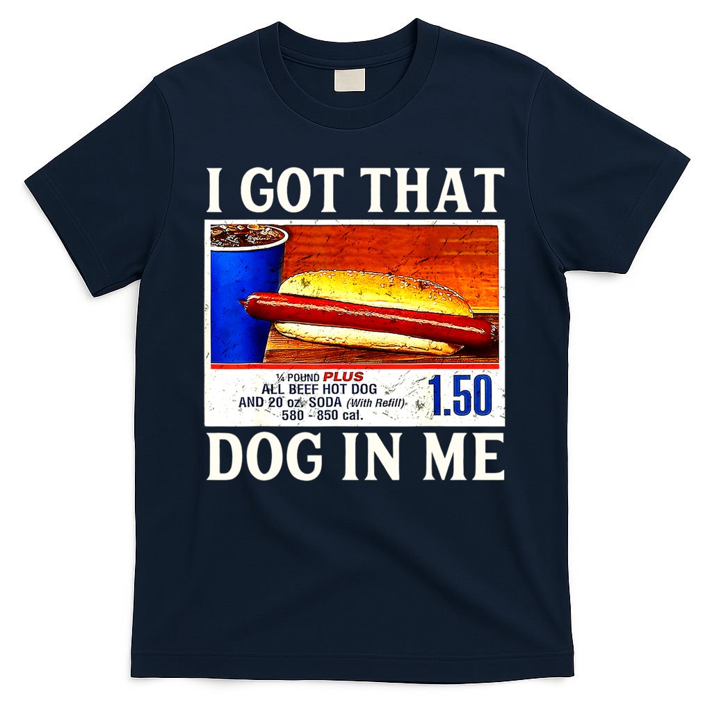 Retro Vintage I Got That Dog In Me Funny Hotdog T-Shirt product image 1