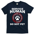 Service Human Gift Funny Dog Owner Emotional Support T-Shirt product image 1