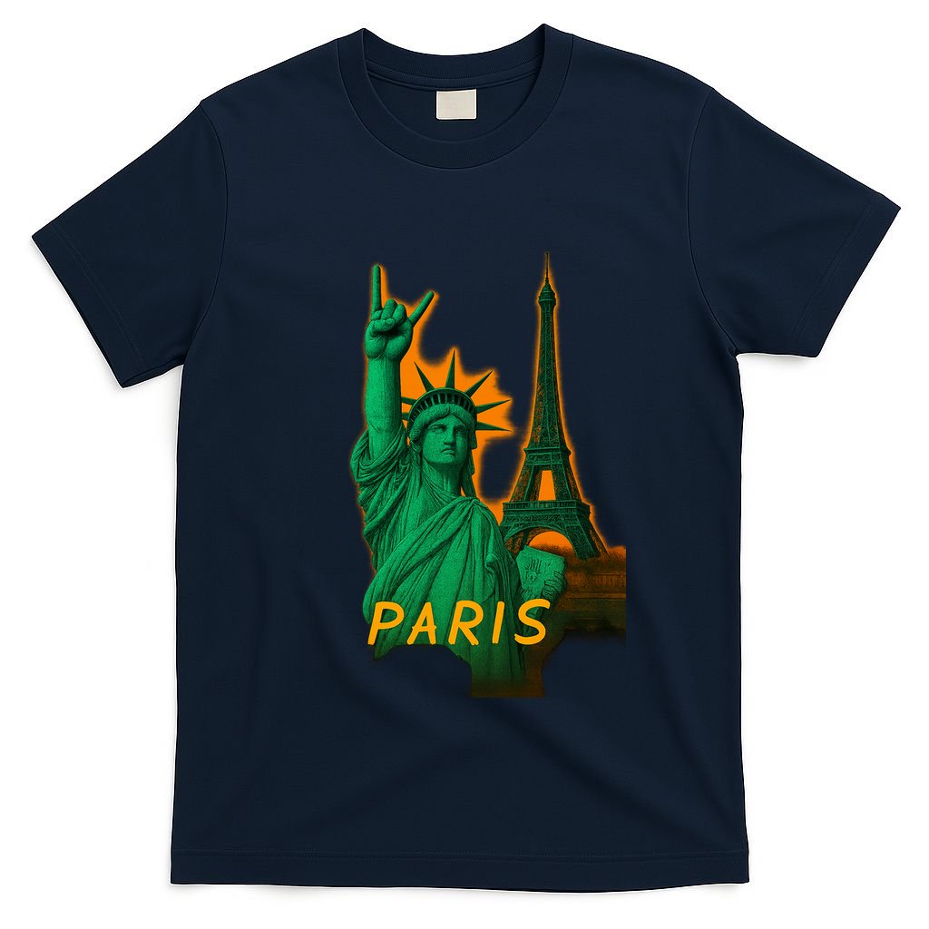 Statue Of Liberty Peace Sign T-Shirt product image 1