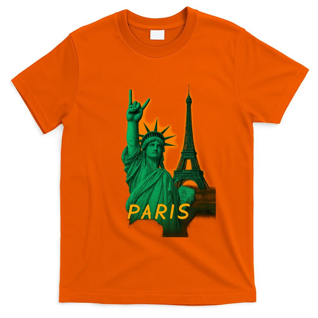 Statue Of Liberty Peace Sign T-Shirt product image 3