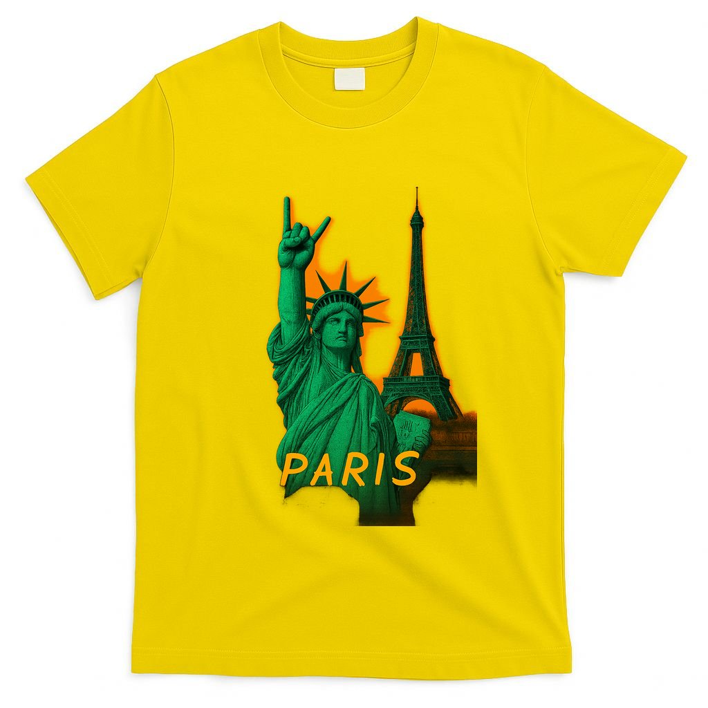 Statue Of Liberty Peace Sign T-Shirt product image 2