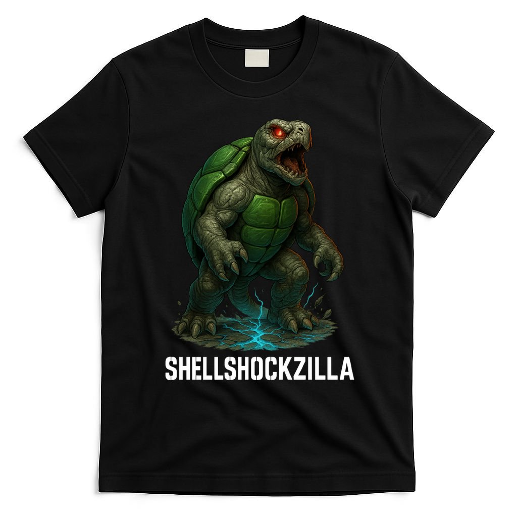 Shellshockzilla Parody Turtle T-Shirt product image 4
