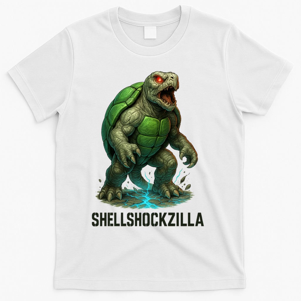 Shellshockzilla Parody Turtle T-Shirt product image 6