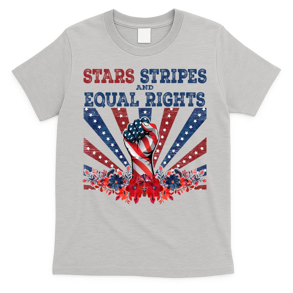 Stars Stripes And Equal Rights Patriotic Activist T-Shirt product image 5