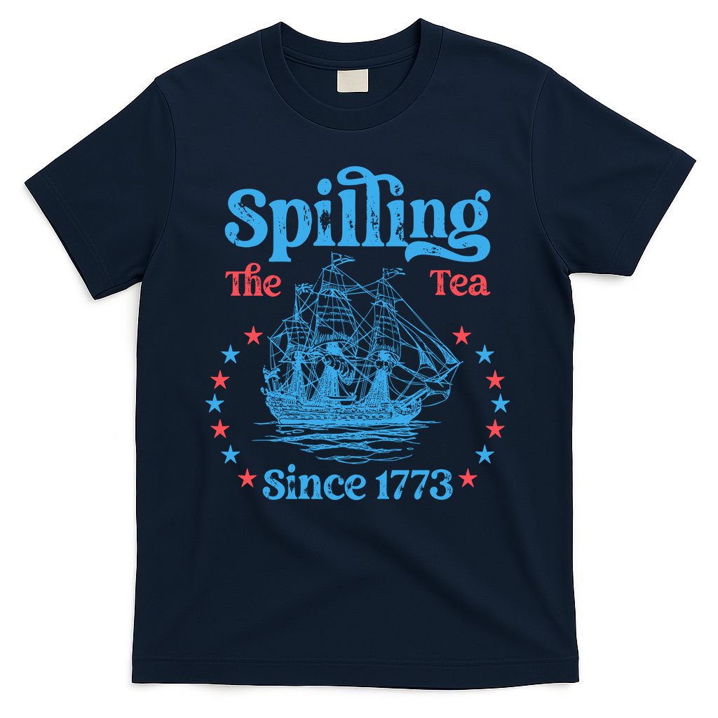 Spilling The Tea Since 1773 American History T-Shirt product image 1
