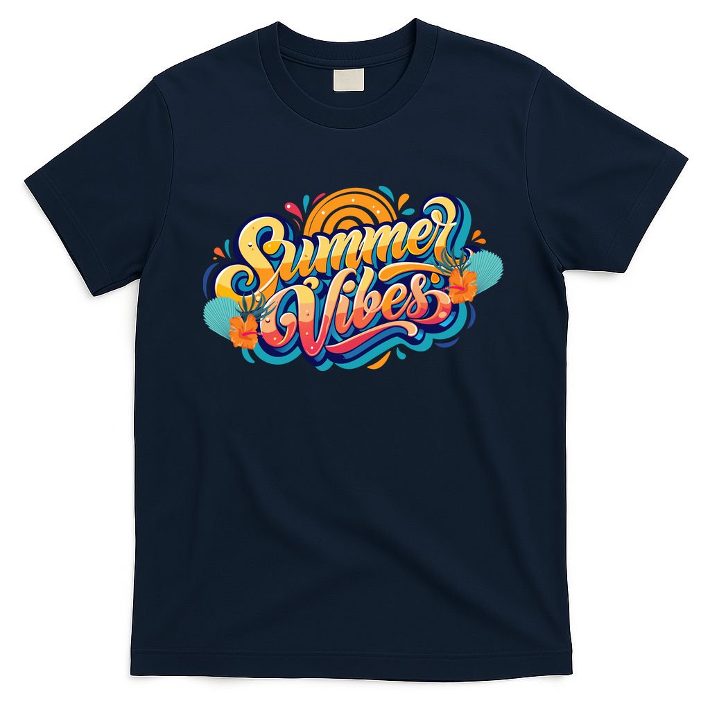 Summer Vibes Family Beach Holiday T-Shirt product image 1