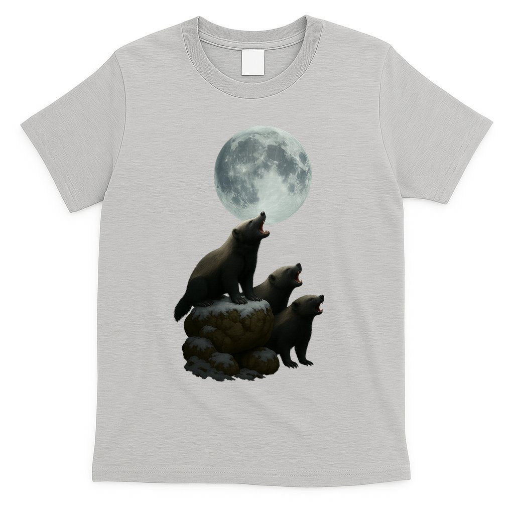 Three Honey Badgers Moon T-Shirt product image 5