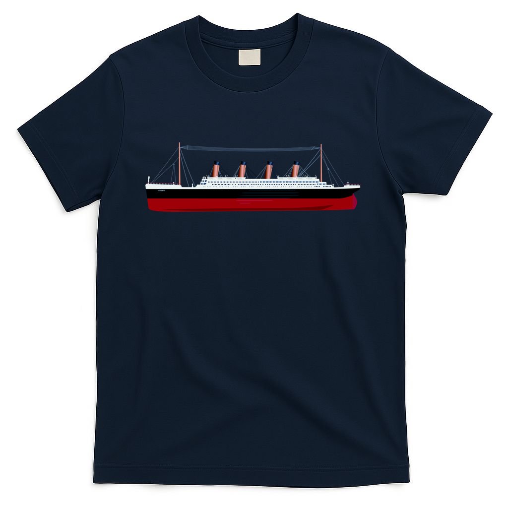 Titanic Ship Illustration T-Shirt product image 1