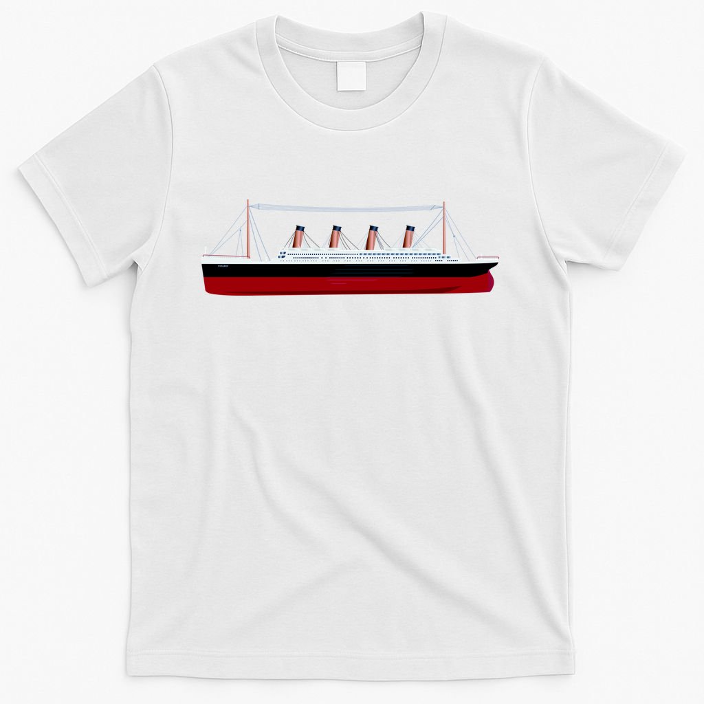 Titanic Ship Illustration T-Shirt product image 11