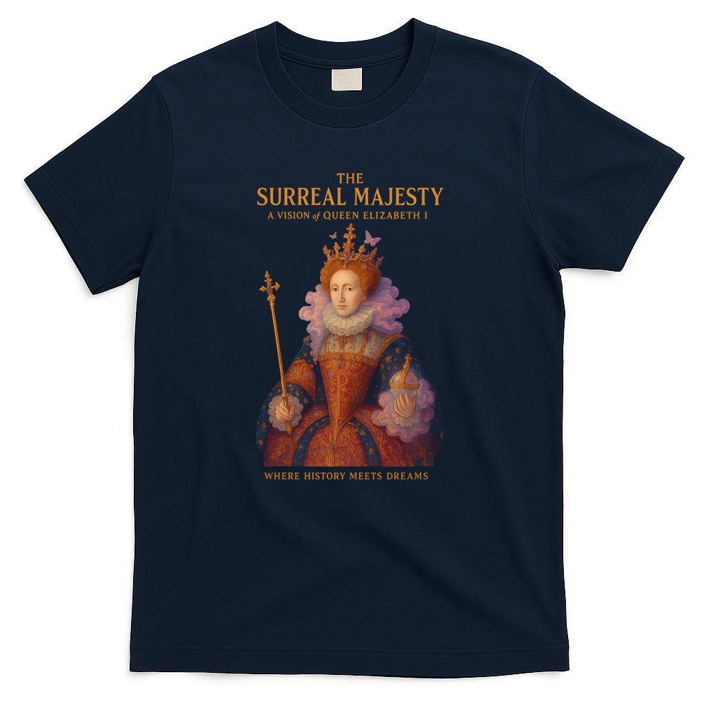 The Surreal Majesty A Vision Of Queen Elizabeth T-Shirt product image 1