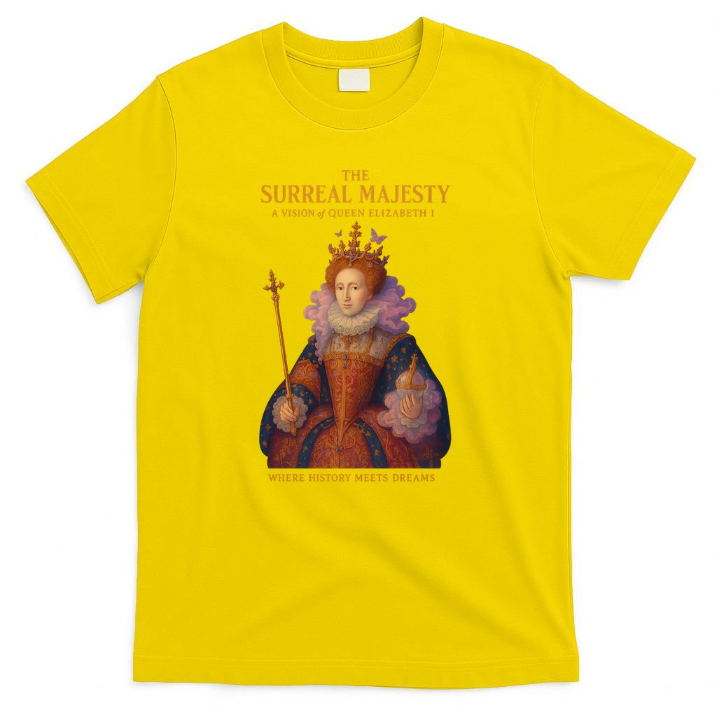 The Surreal Majesty A Vision Of Queen Elizabeth T-Shirt product image 2