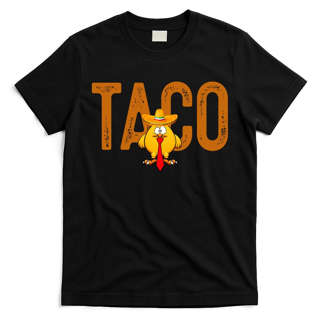 Taco Trump Always Chickens Out Funny Trendy T-Shirt product image 4