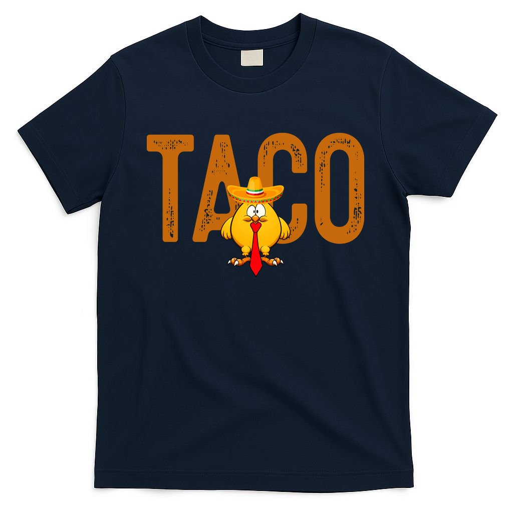 Taco Trump Always Chickens Out Funny Trendy T-Shirt product image 1
