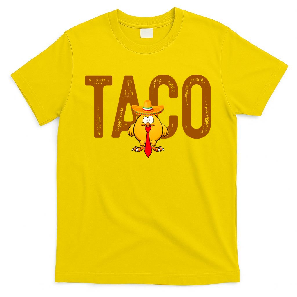 Taco Trump Always Chickens Out Funny Trendy T-Shirt product image 2