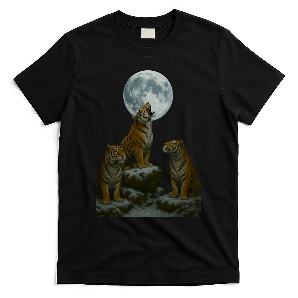Three Tigers Moon T-Shirt product image 4