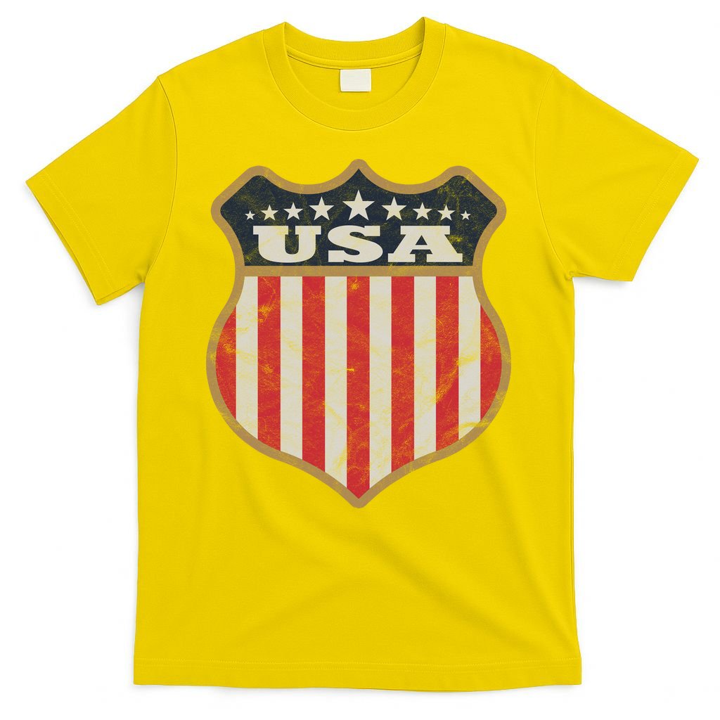 USA Vintage White Cool Flag T-Shirt product image 2