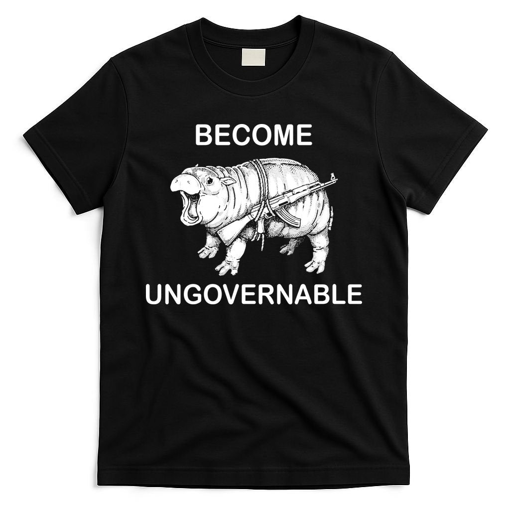 Vintage Become Hippo Ungovernable Baby Moodeng T-Shirt product image 4