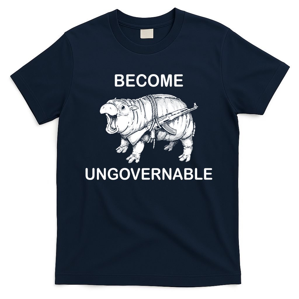 Vintage Become Hippo Ungovernable Baby Moodeng T-Shirt product image 1