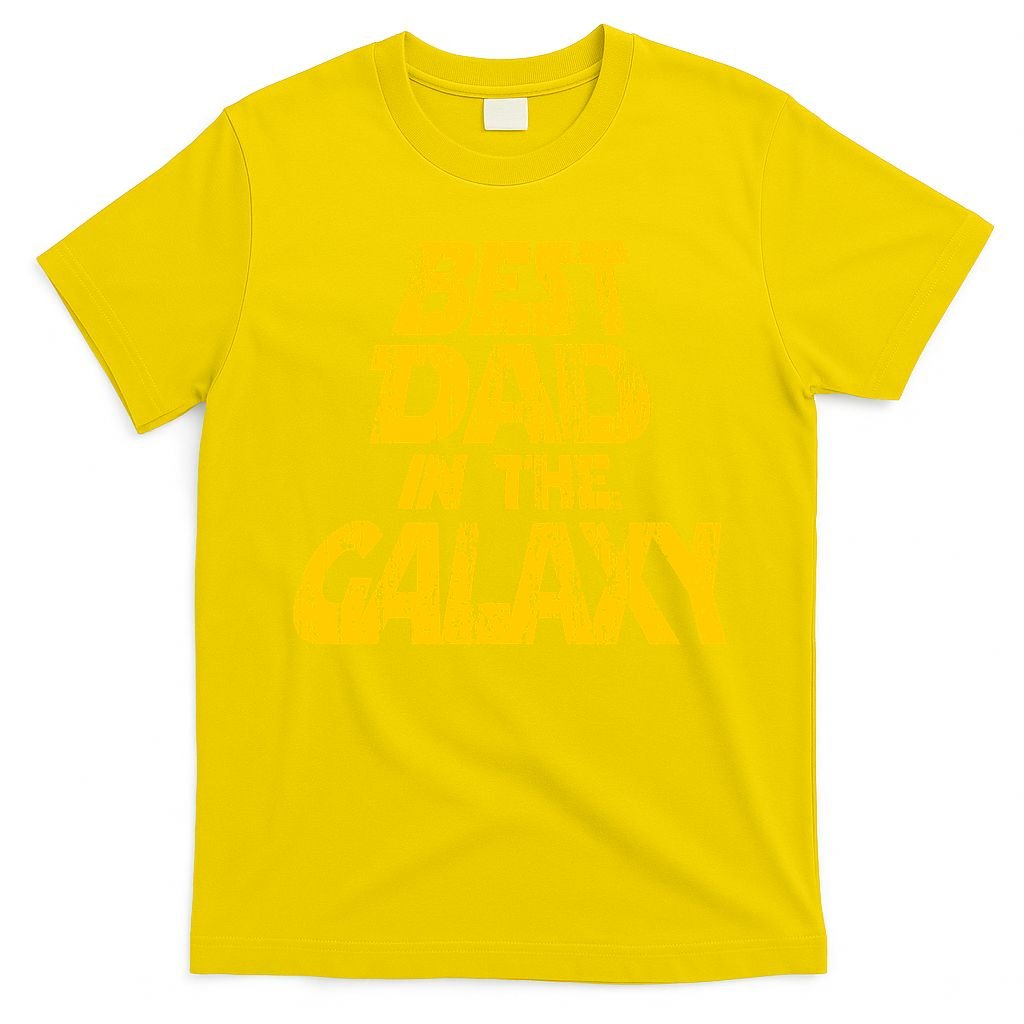 Vintage Best Dad In The Galaxy T-Shirt product image 3