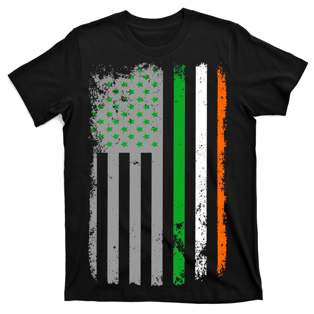 Vintage Irish American Flag T-Shirt product image 7