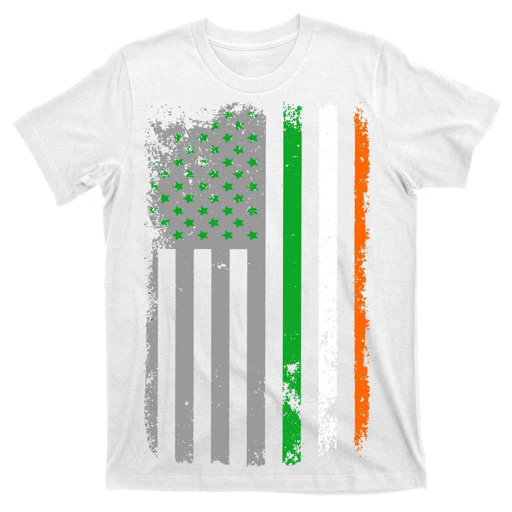 Vintage Irish American Flag T-Shirt product image 11