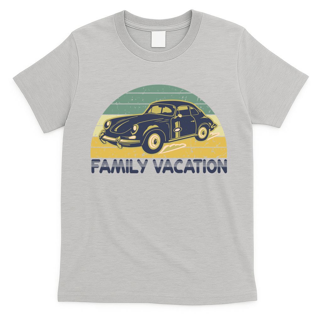 Vintage Retro Family Vacation Old Classic Car T-Shirt product image 5