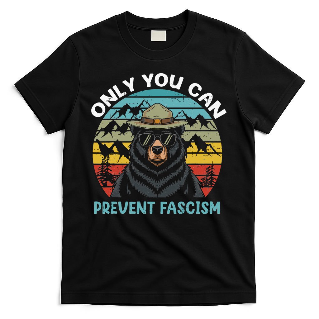 Vintage Resist Only You Can Prevent Fascism T-Shirt product image 3