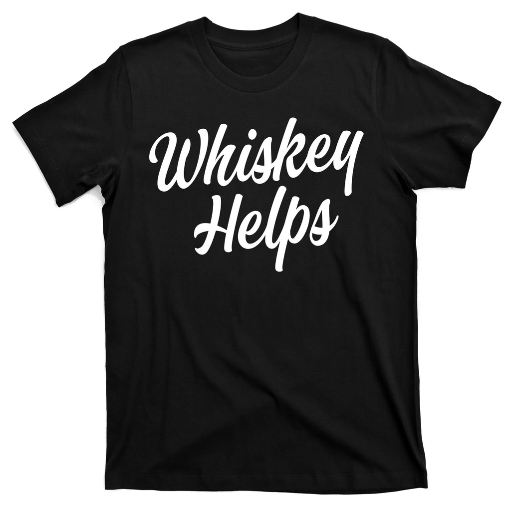 Whiskey Helps Funny T-Shirt product image 7