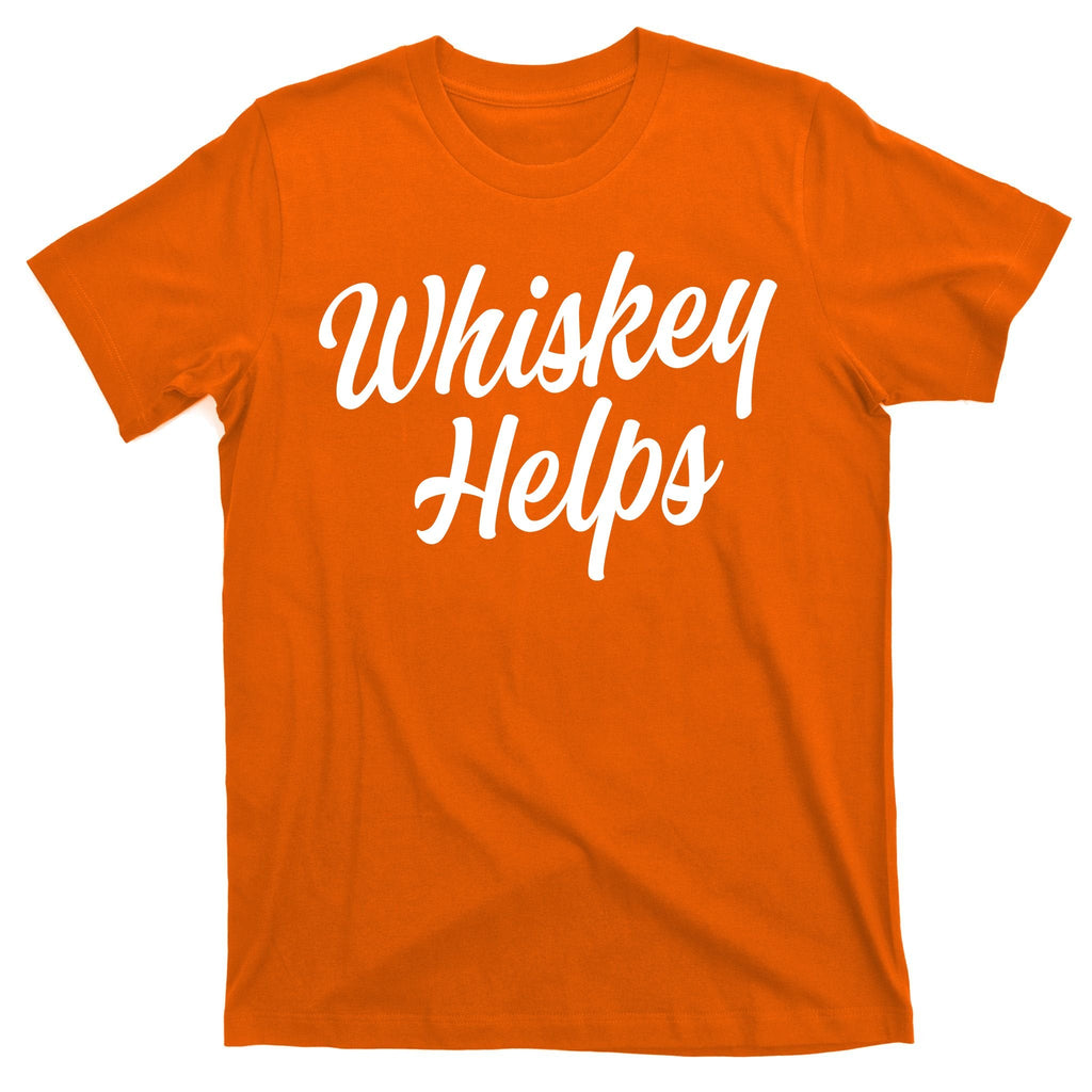 Whiskey Helps Funny T-Shirt product image 5